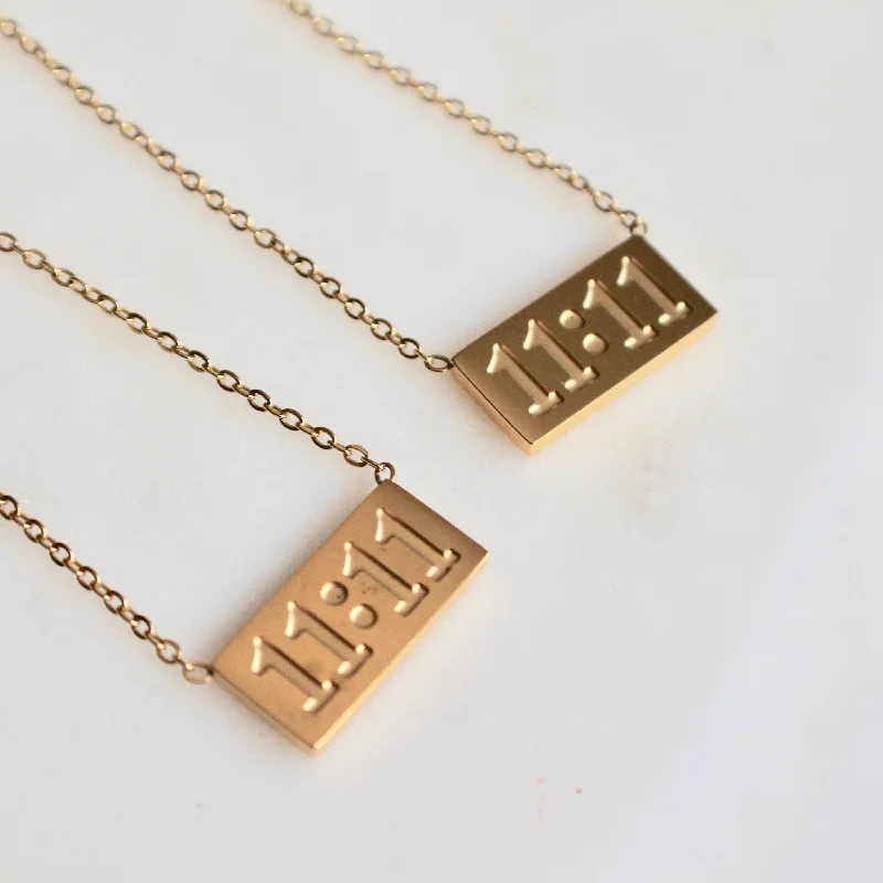 Eleven eleven necklace