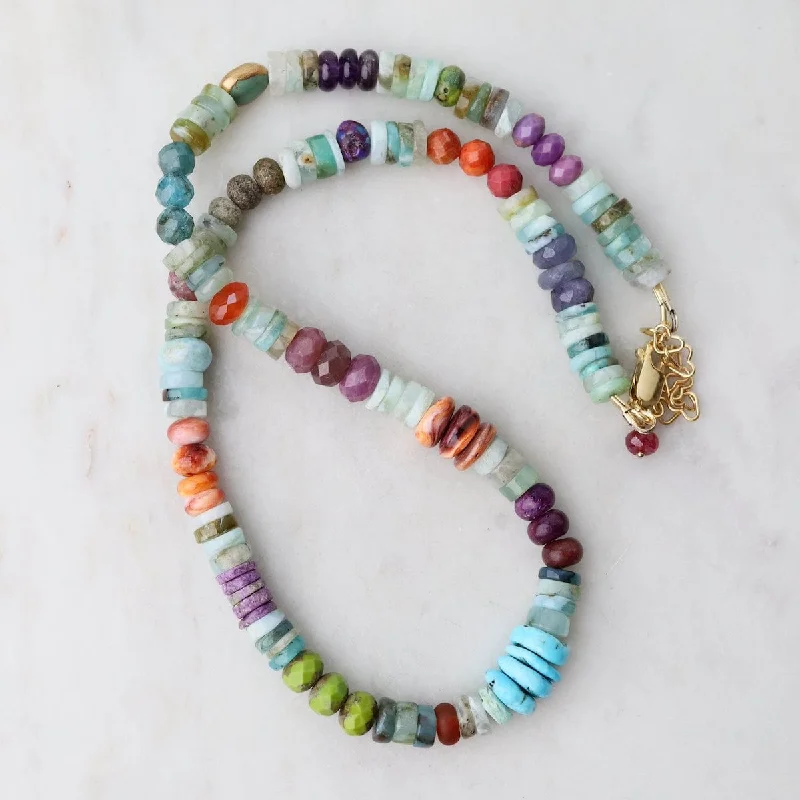 Peruvian Pachamama Opal Necklace