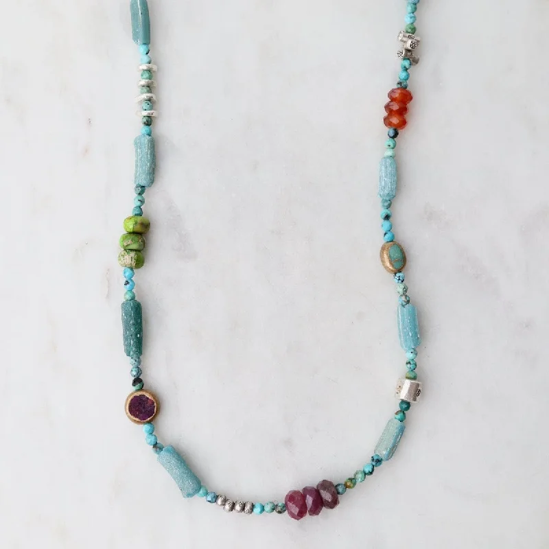 Roman Glass Jolly Rancher Necklace