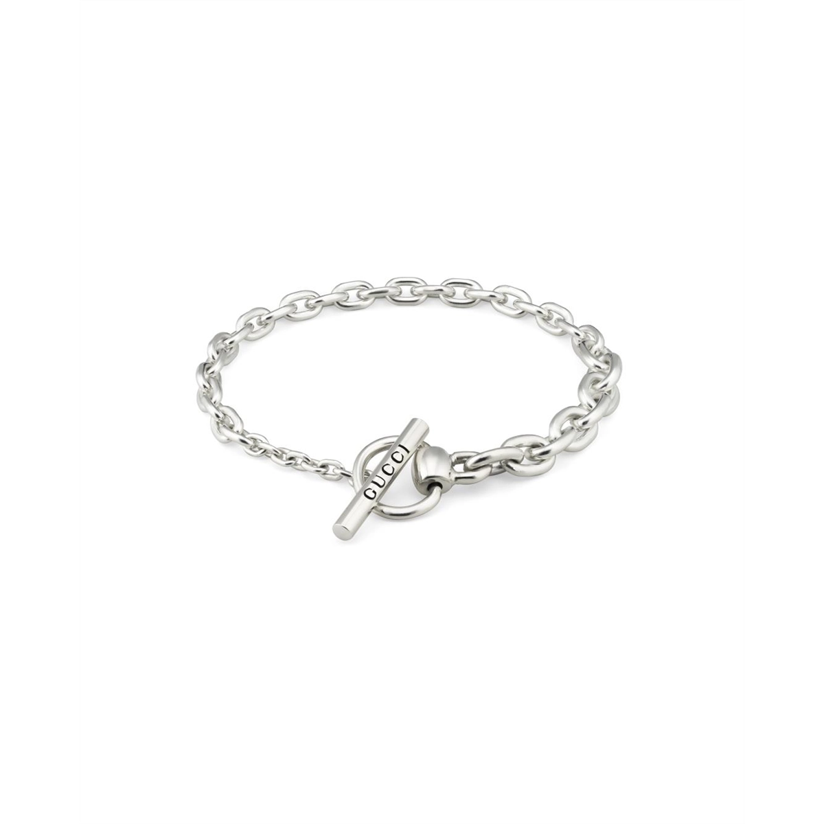 Gucci Sterling Silver Horsebit Bracelet