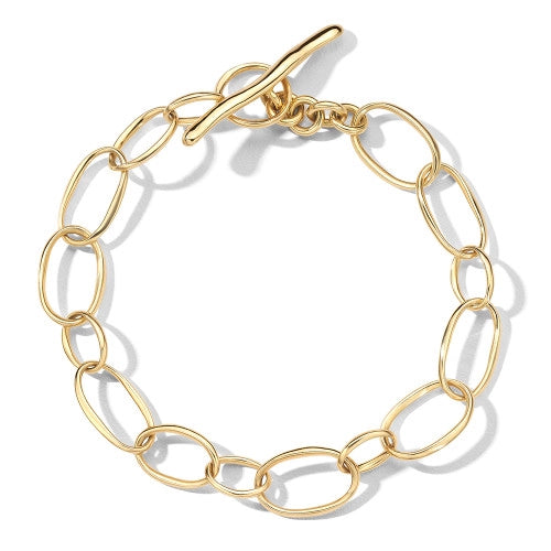 Ippolita 18K Yellow Gold Classico Scultura Small Link Bracelet