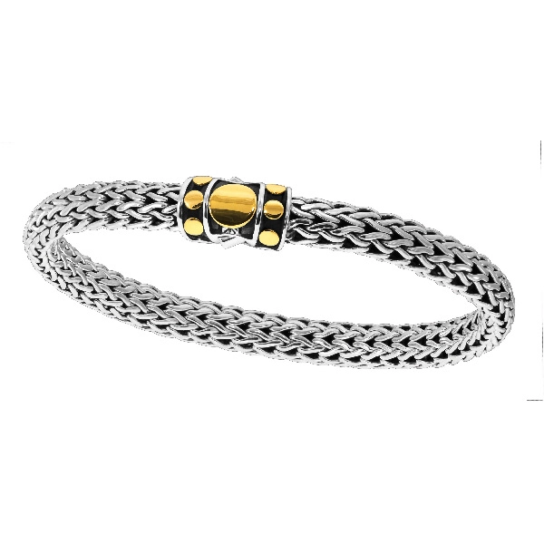 John Hardy Dot Silver & 18K Gold Small Bracelet