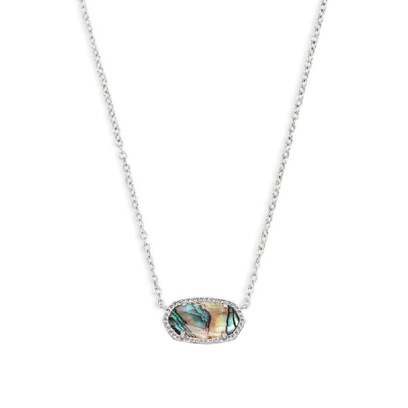 Kendra Scott Elisa Pendant Necklace in Abalone Shell