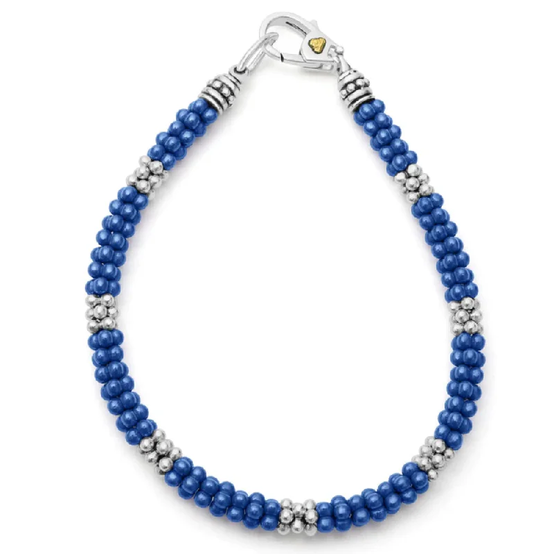 Lagos Blue Caviar Ultramarine Ceramic Bracelet