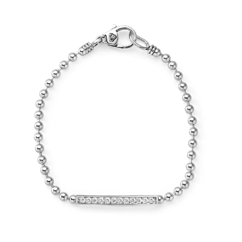 Lagos Caviar Spark Diamond Beaded Bracelet