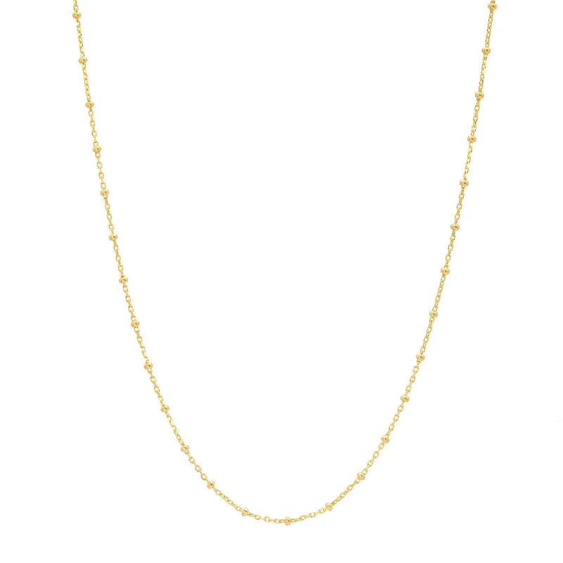 32" Sphere Chain - Gold