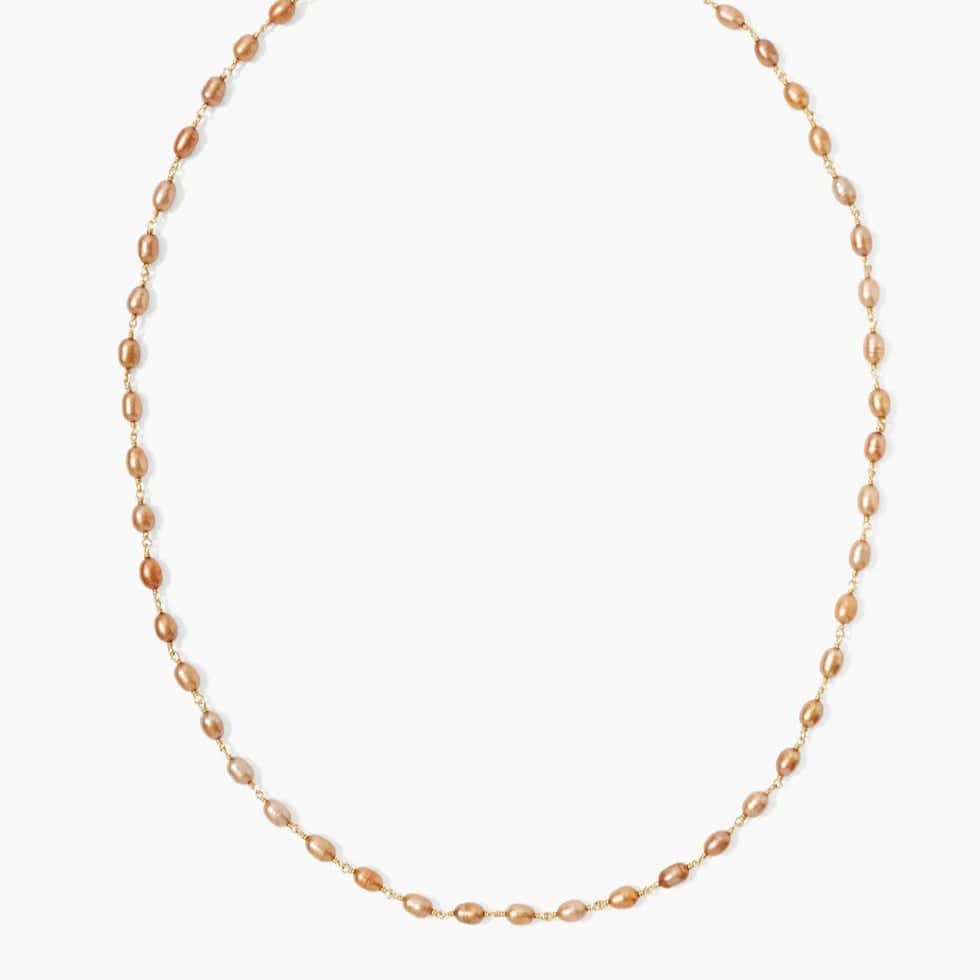 Santa Fe Necklace Copper Pearl