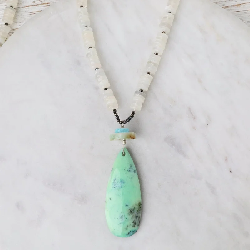 Moonstone with Amazonite Necklace