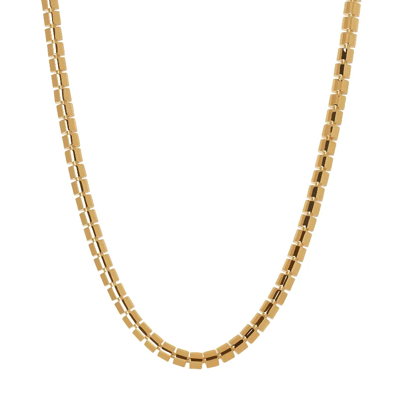 Ophelia Skinny Necklace - Yellow Gold