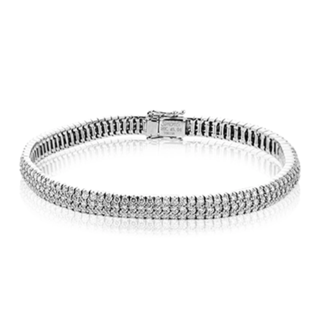 Simon G 18K White Gold Diamond Bracelet