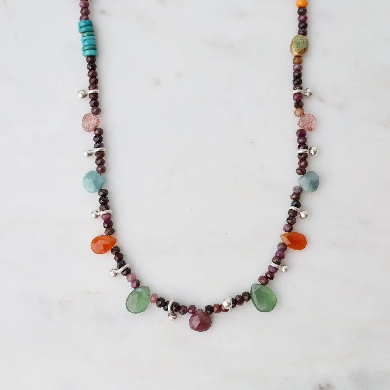 Briolette Ruby Necklace