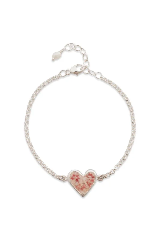 Splash ~ Heart (Juliet) Inline Bracelet