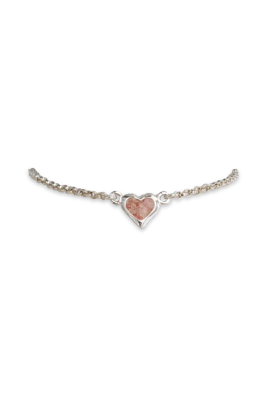 Splash ~ Heart (Small) Inline Anklet