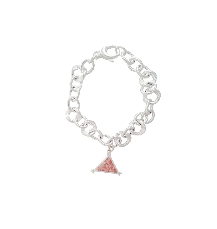 Splash ~ Triangle (Medium) Chunky Chain Bracelet