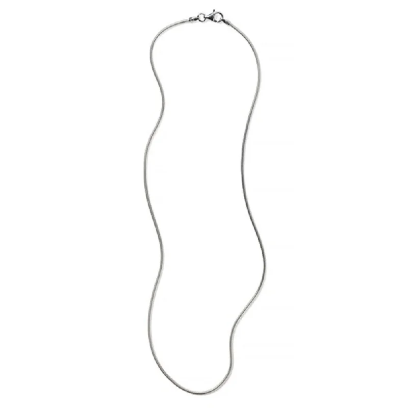 Sterling Silver 1.3mm Snake Chain, 16"