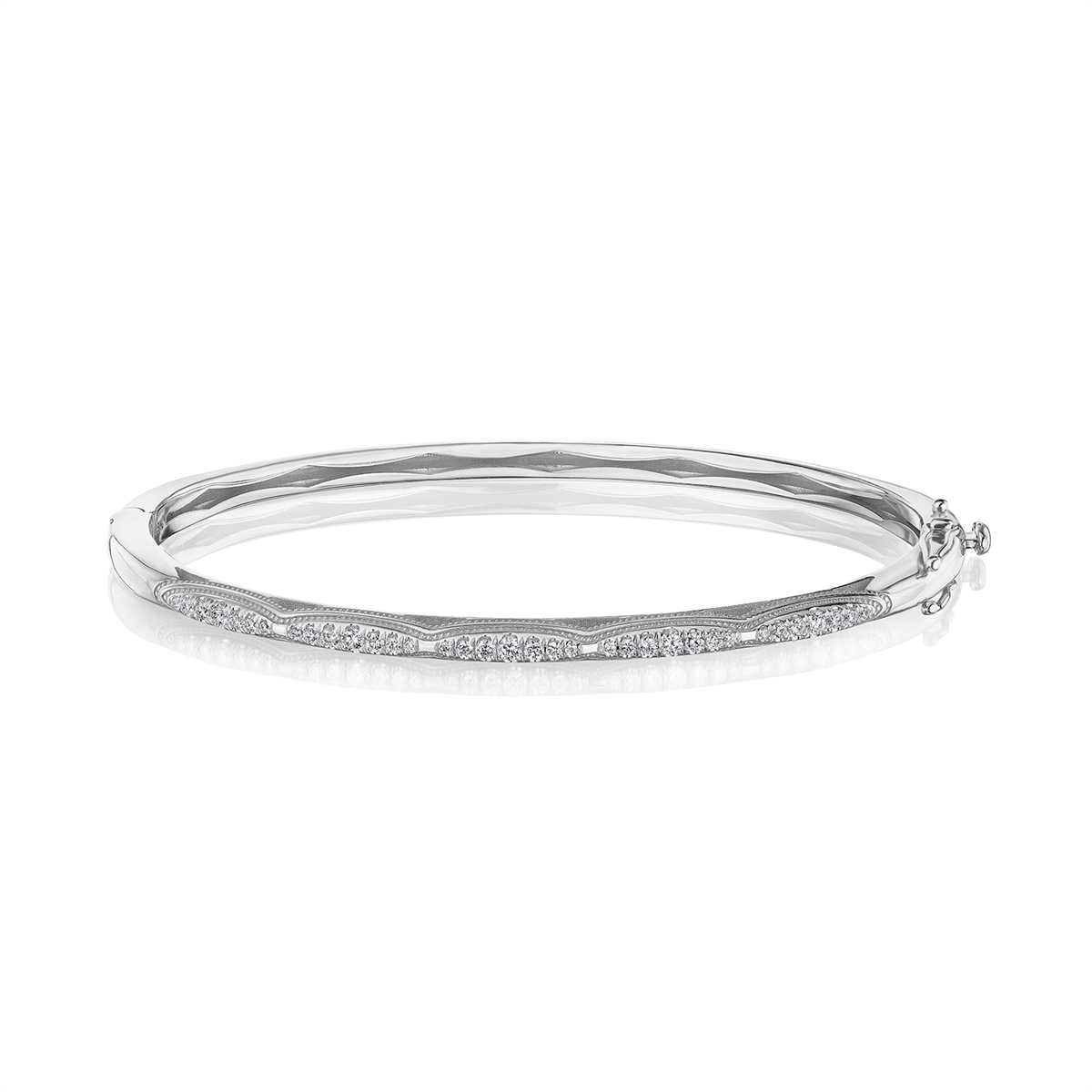 Tacori 18K White Gold Diamond Bracelet