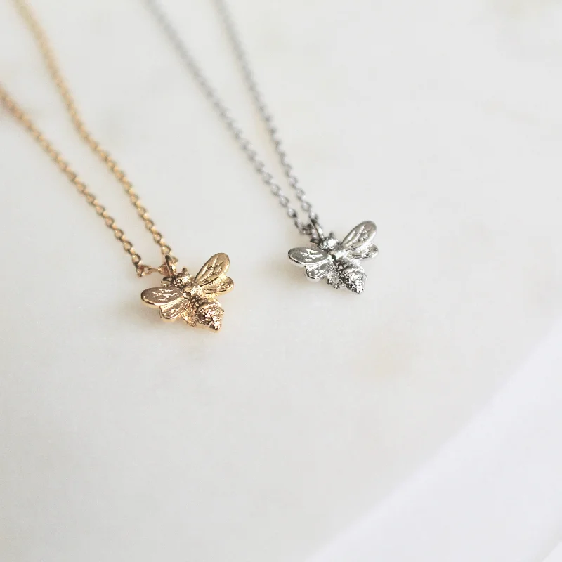 Tiny Bee necklace