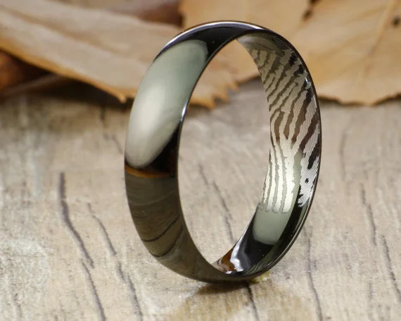 hammered gold signet ring Your Actual Finger Print Rings, Handmade Black Dome Plain Finger Print Ring, Men Ring, Matching Wedding Band, Couple Ring, Titanium Ring hammered gold signet ring Your Actual Finger Print Rings, Handmade Black Dome Plain Finger Print Ring, Men Ring, Matching Wedding Band, Couple Ring, Titanium Ring